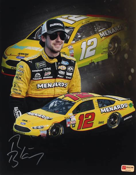 Ryan Blaney Signed Race